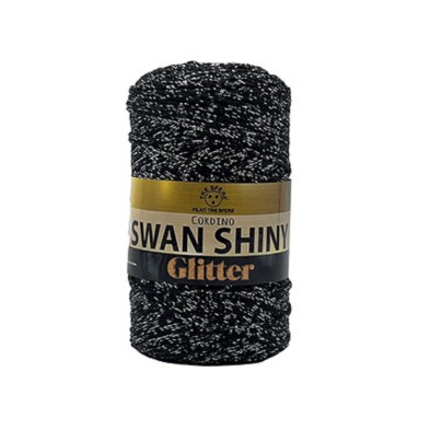 Cordino Swan Shiny Glitter 85% Polipropilene 15% Lurex cf. 250 gr. 250 mt.