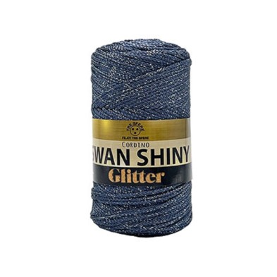 Cordino Swan Shiny Glitter 85% Polipropilene 15% Lurex cf. 250 gr. 250 mt.