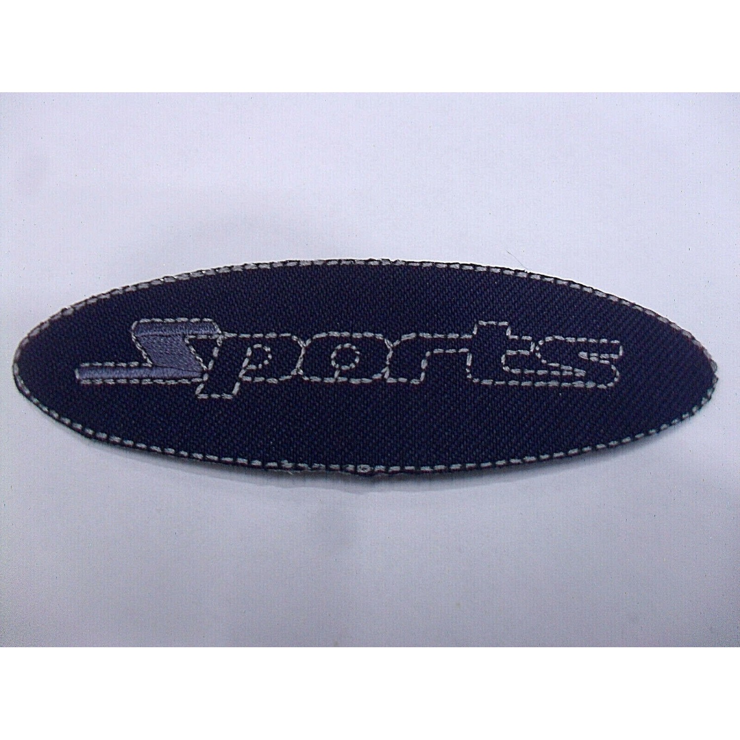 TOPPA PATCH RICAMO SU TESSUTO "SPORTS" TERMO O CUCIRE DIMENSIONI VARIE