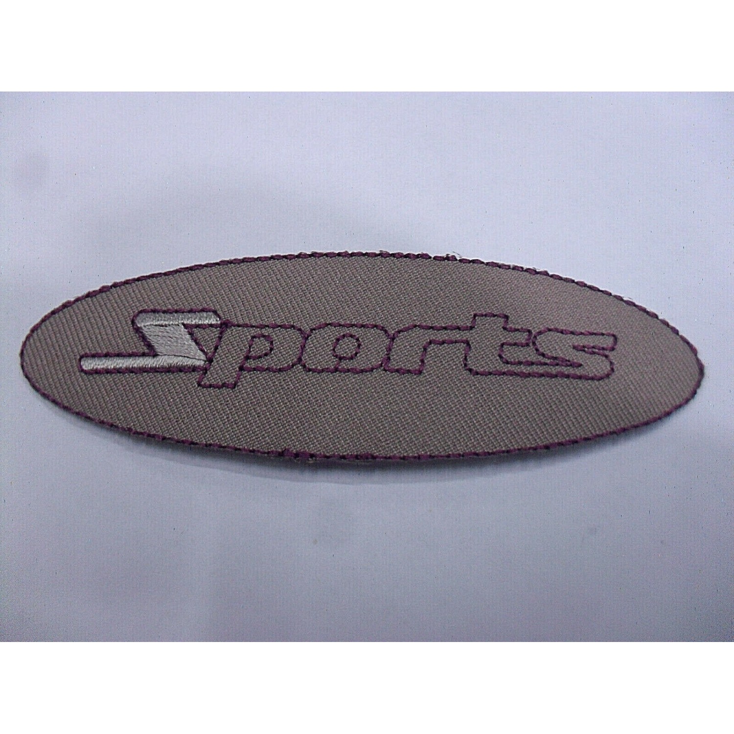 TOPPA PATCH RICAMO SU TESSUTO "SPORTS" TERMO O CUCIRE DIMENSIONI VARIE