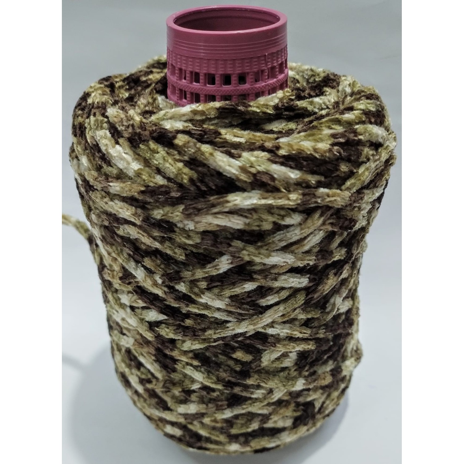 Offerta cordino cordoncino ciniglia 250 gr. x borse e varie ferri uncinetto 6/10