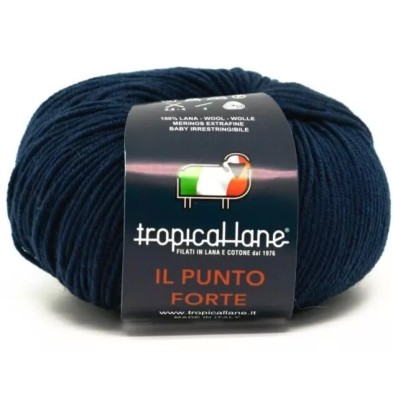 Gomitolo Punto Forte Tropical Lane +-135 mt. 50 gr. 100% Merinos Extrafine Baby Irrestringibile Made in Italy