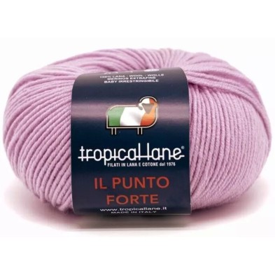 Gomitolo Punto Forte Tropical Lane +-135 mt. 50 gr. 100% Merinos Extrafine Baby Irrestringibile Made in Italy