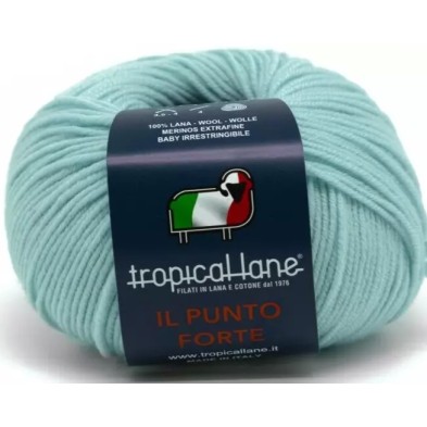 Gomitolo Punto Forte Tropical Lane +-135 mt. 50 gr. 100% Merinos Extrafine Baby Irrestringibile Made in Italy
