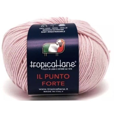 Gomitolo Punto Forte Tropical Lane +-135 mt. 50 gr. 100% Merinos Extrafine Baby Irrestringibile Made in Italy