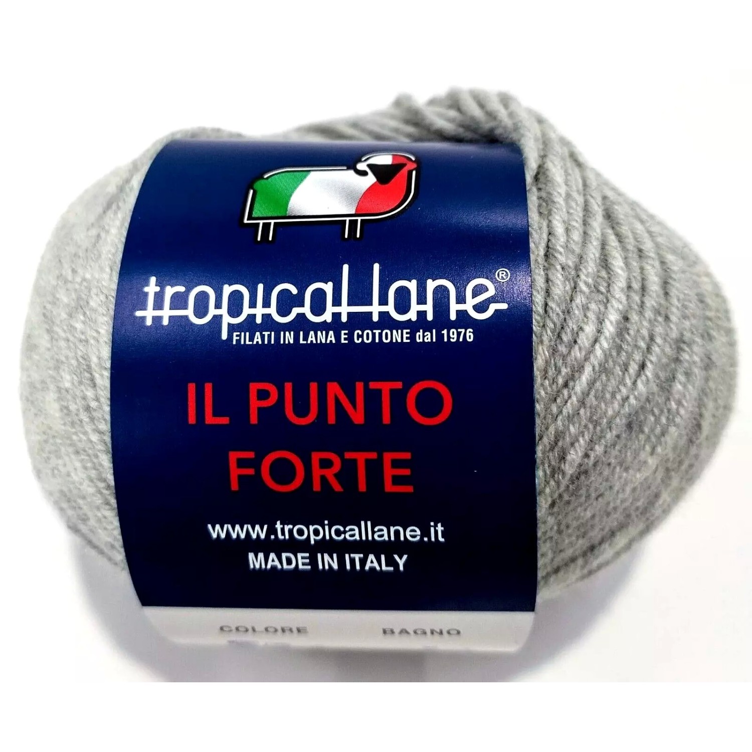 Gomitolo Punto Forte Tropical Lane +-135 mt. 50 gr. 100% Merinos Extrafine Baby Irrestringibile Made in Italy