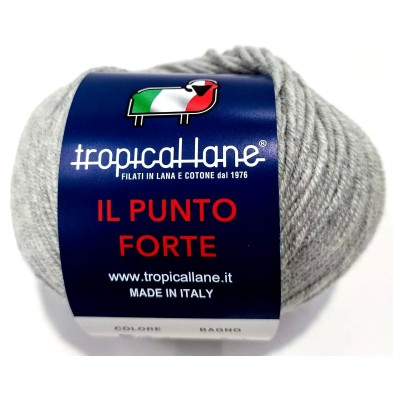 Gomitolo Punto Forte Tropical Lane +-135 mt. 50 gr. 100% Merinos Extrafine Baby Irrestringibile Made in Italy