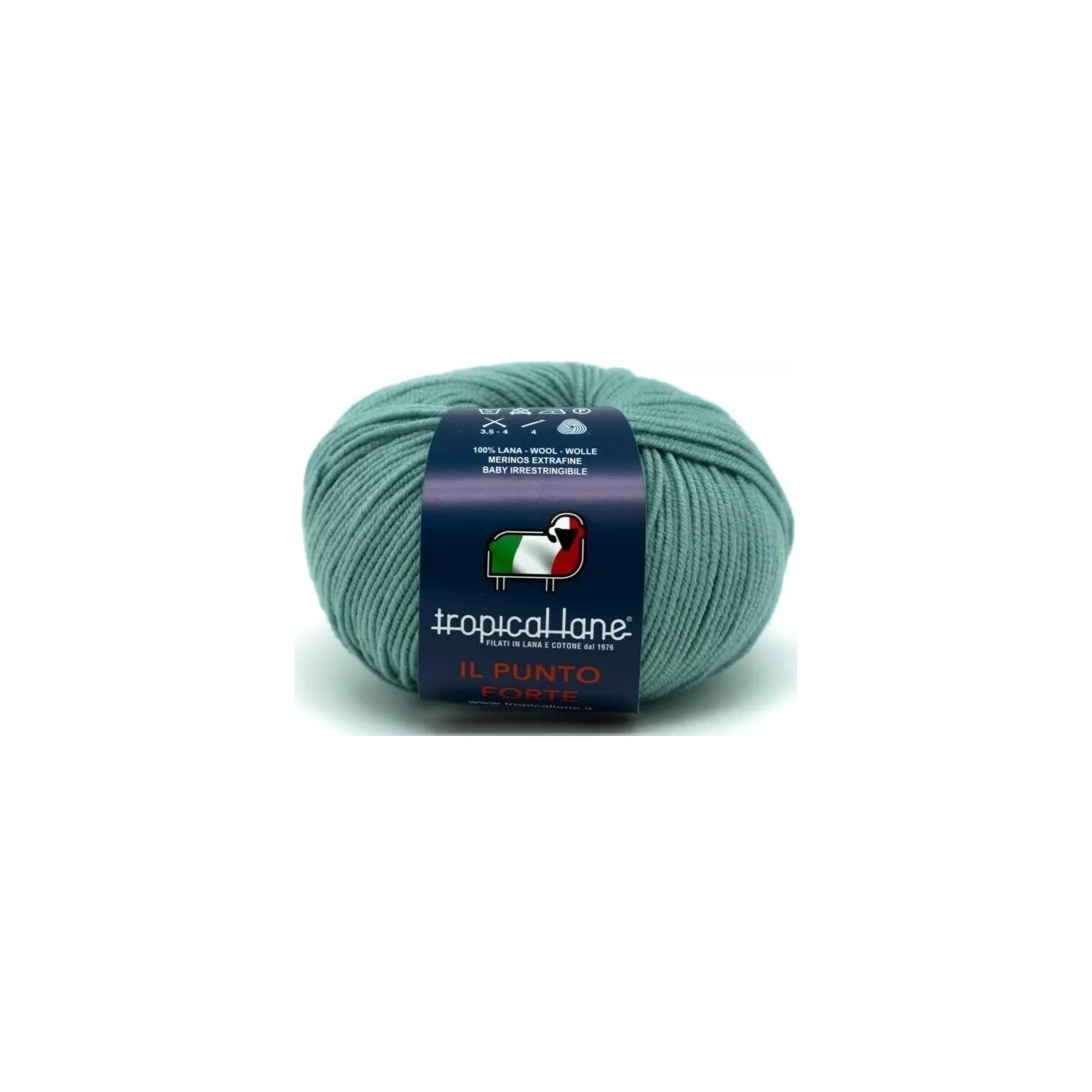Gomitolo Punto Forte Tropical Lane +-135 mt. 50 gr. 100% Merinos Extrafine Baby Irrestringibile Made in Italy