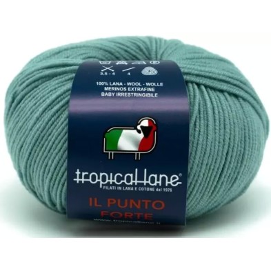 Gomitolo Punto Forte Tropical Lane +-135 mt. 50 gr. 100% Merinos Extrafine Baby Irrestringibile Made in Italy