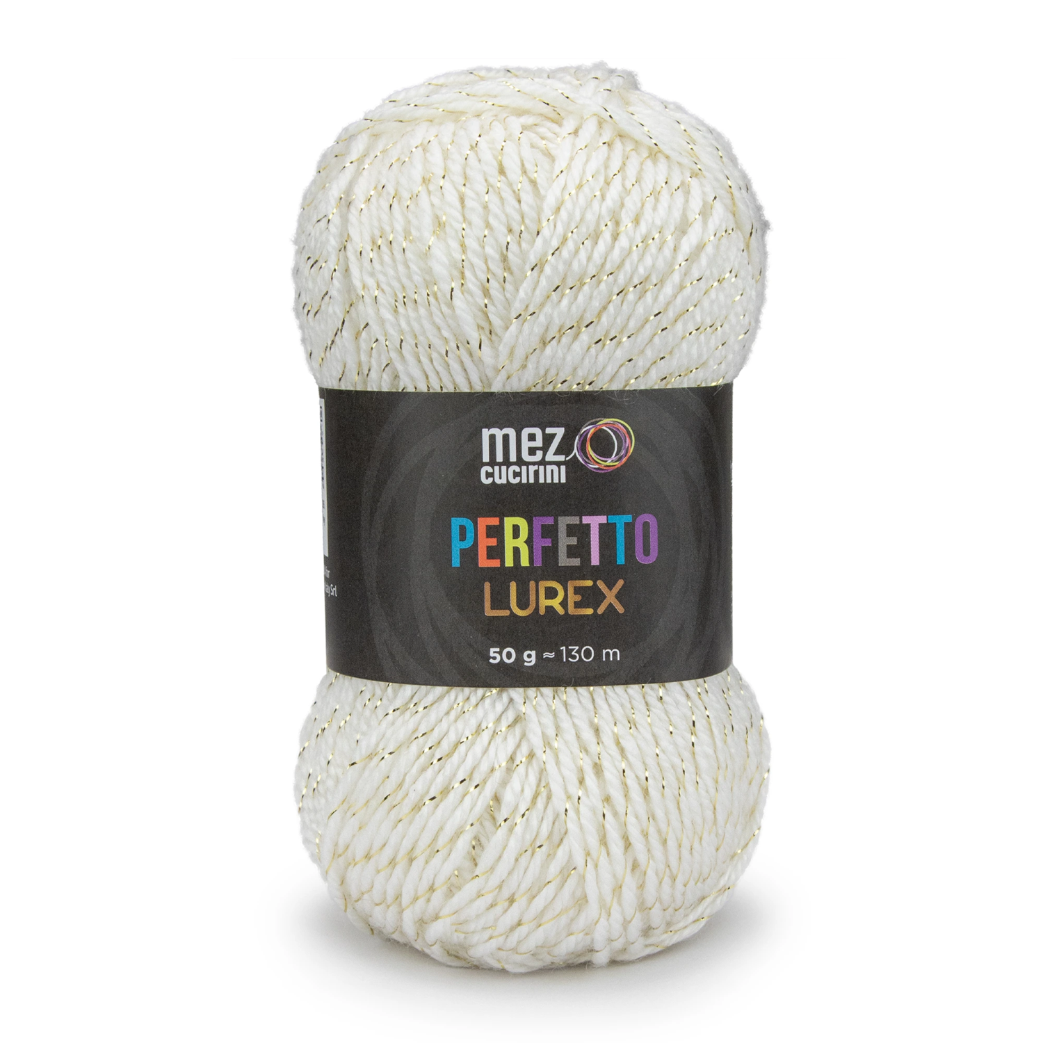 1 Gomitolo lana Perfetto Lurex 130 mt. 97% acrilico e 3% poliestere morbido ferri  o uncinetto 4/4,5