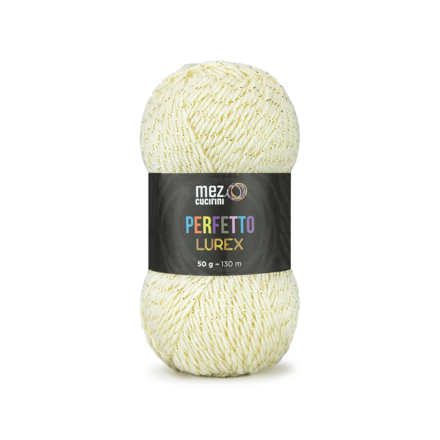 1 Gomitolo lana Perfetto Lurex 130 mt. 97% acrilico e 3% poliestere morbido ferri  o uncinetto 4/4,5
