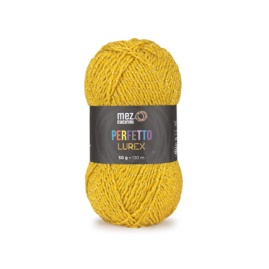 1 Gomitolo lana Perfetto Lurex 130 mt. 97% acrilico e 3% poliestere morbido ferri  o uncinetto 4/4,5