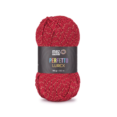 1 Gomitolo lana Perfetto Lurex 130 mt. 97% acrilico e 3% poliestere morbido ferri  o uncinetto 4/4,5