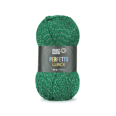 1 Gomitolo lana Perfetto Lurex 130 mt. 97% acrilico e 3% poliestere morbido ferri  o uncinetto 4/4,5