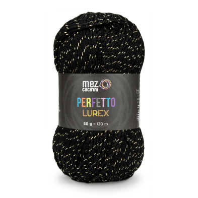 1 Gomitolo lana Perfetto Lurex 130 mt. 97% acrilico e 3% poliestere morbido ferri  o uncinetto 4/4,5