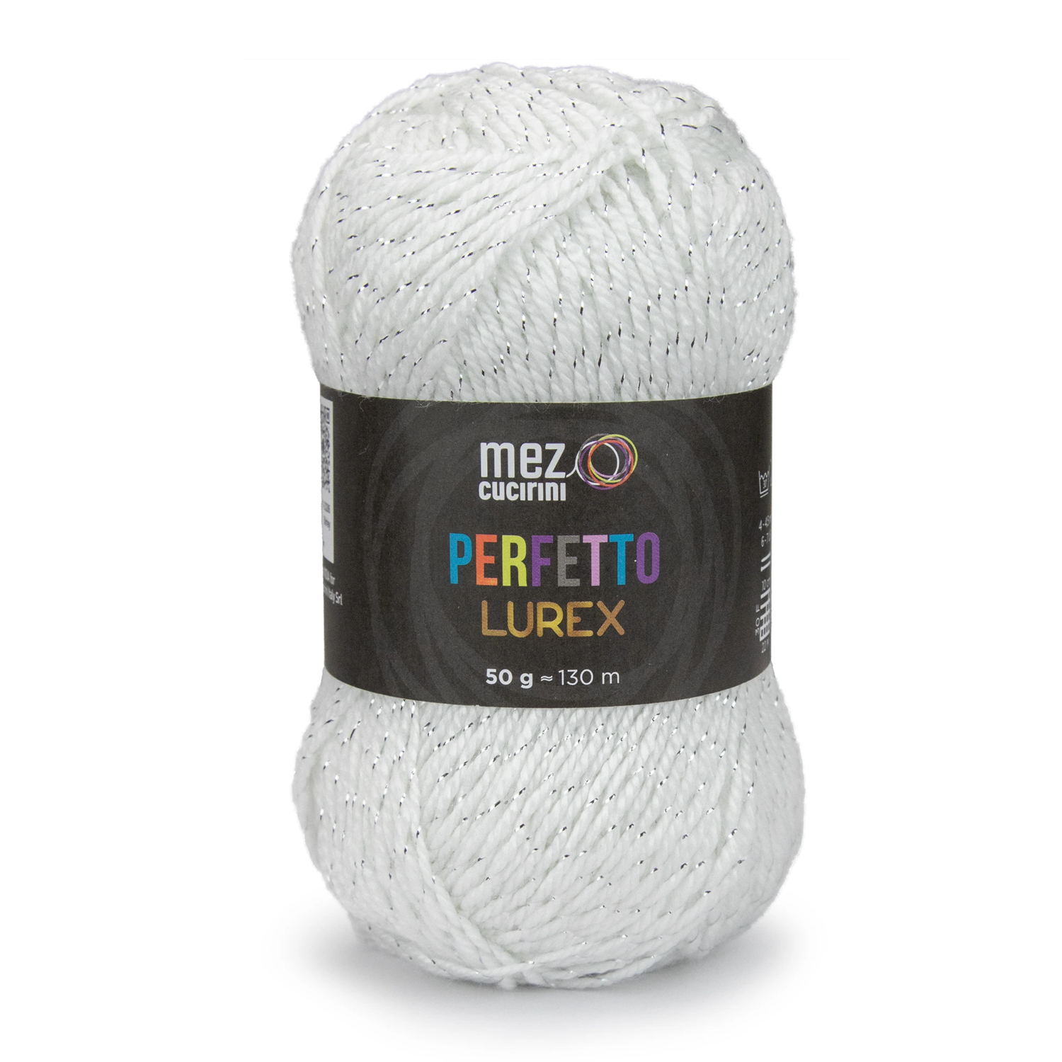 1 Gomitolo lana Perfetto Lurex 130 mt. 97% acrilico e 3% poliestere morbido ferri  o uncinetto 4/4,5