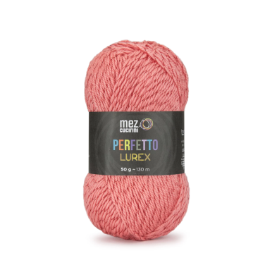 1 Gomitolo lana Perfetto Lurex 130 mt. 97% acrilico e 3% poliestere morbido ferri  o uncinetto 4/4,5