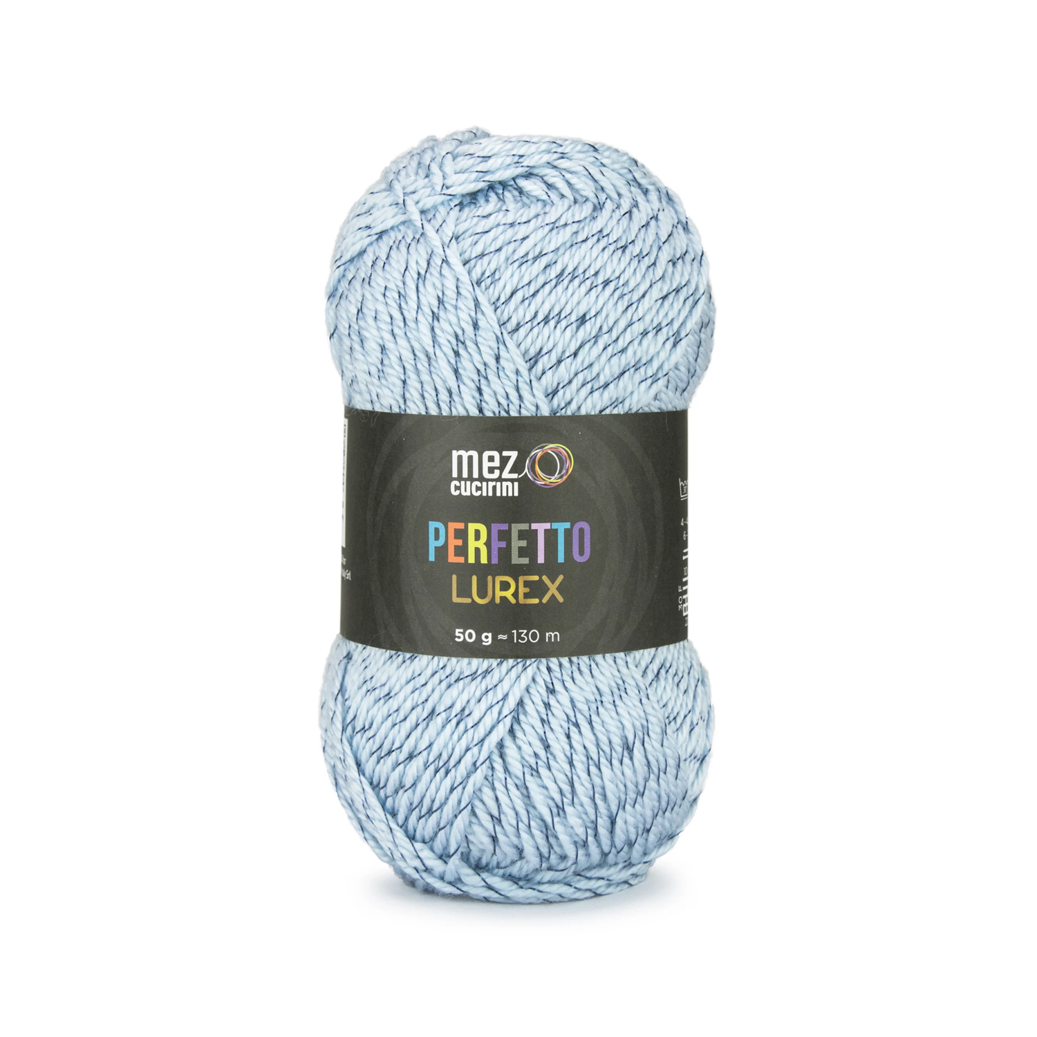 1 Gomitolo lana Perfetto Lurex 130 mt. 97% acrilico e 3% poliestere morbido ferri  o uncinetto 4/4,5