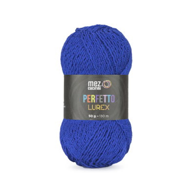 1 Gomitolo lana Perfetto Lurex 130 mt. 97% acrilico e 3% poliestere morbido ferri  o uncinetto 4/4,5