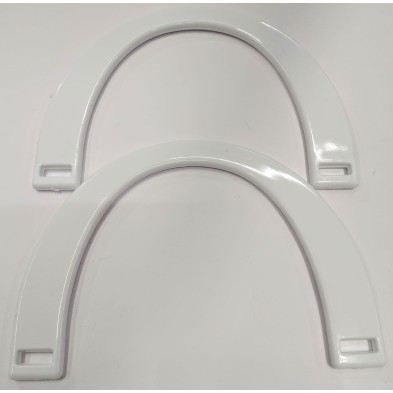 Coppia di manici per borsa a mezzaluna vari colori