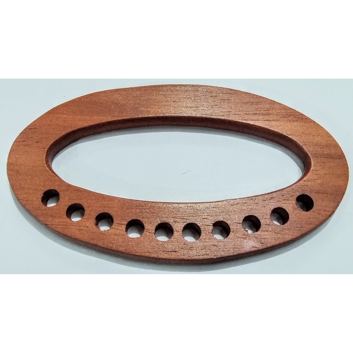 Manico in legno dimensioni 16x9 cm. ideale per borse all'uncinetto artigianali 1 pezzo
