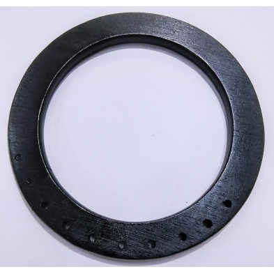 Manico in legno diametro 14 cm. ideale per borse all'uncinetto artigianali 1 pezzo