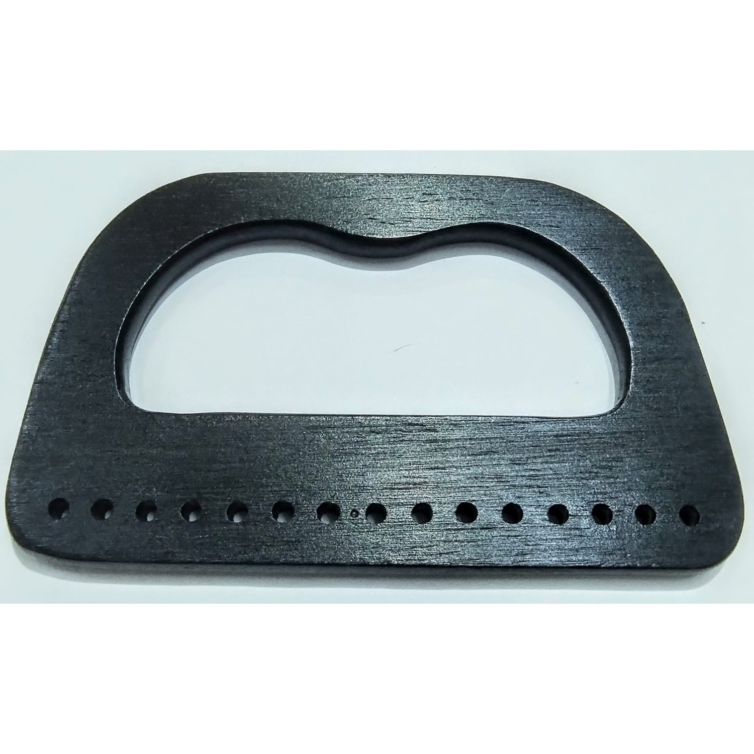 Manico in legno dimensioni 16x10 cm. ideale per borse all'uncinetto artigianali 1 pezzo