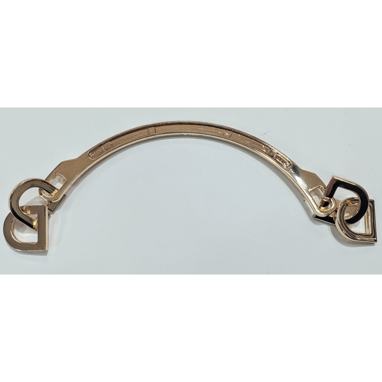 Manico per borsa in metallo misure 7x14 cm. vari colori 1 pz.