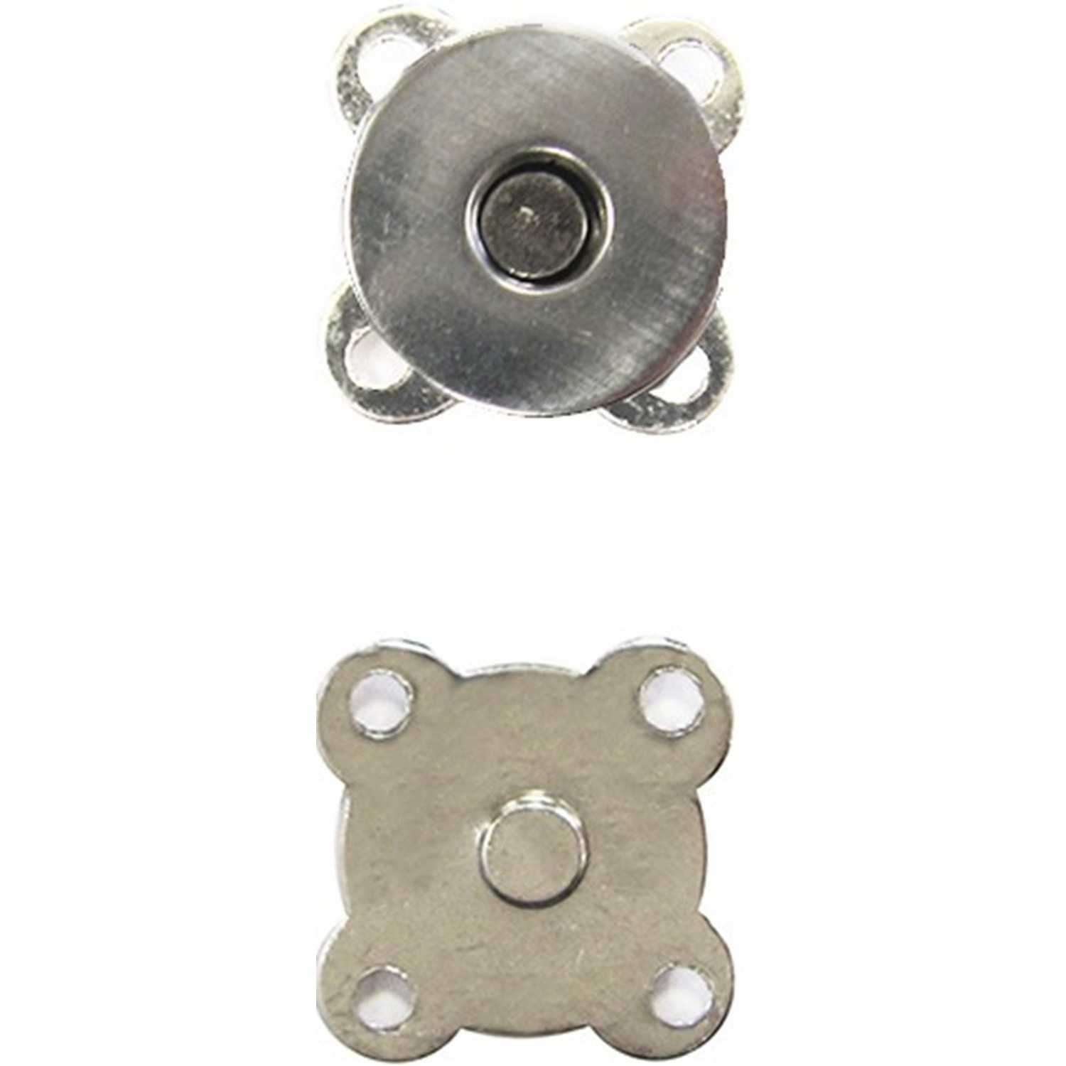 Chiusura calamita da cucire per rifiniture borse e accessori misura 1,8 cm.