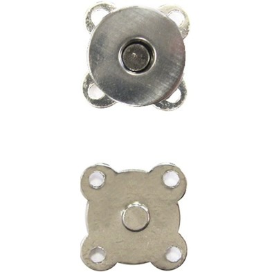 Chiusura calamita da cucire per rifiniture borse e accessori misura 1,8 cm.