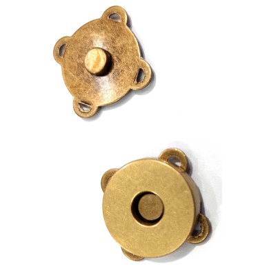 Chiusura calamita da cucire per rifiniture borse e accessori misura 1,8 cm.