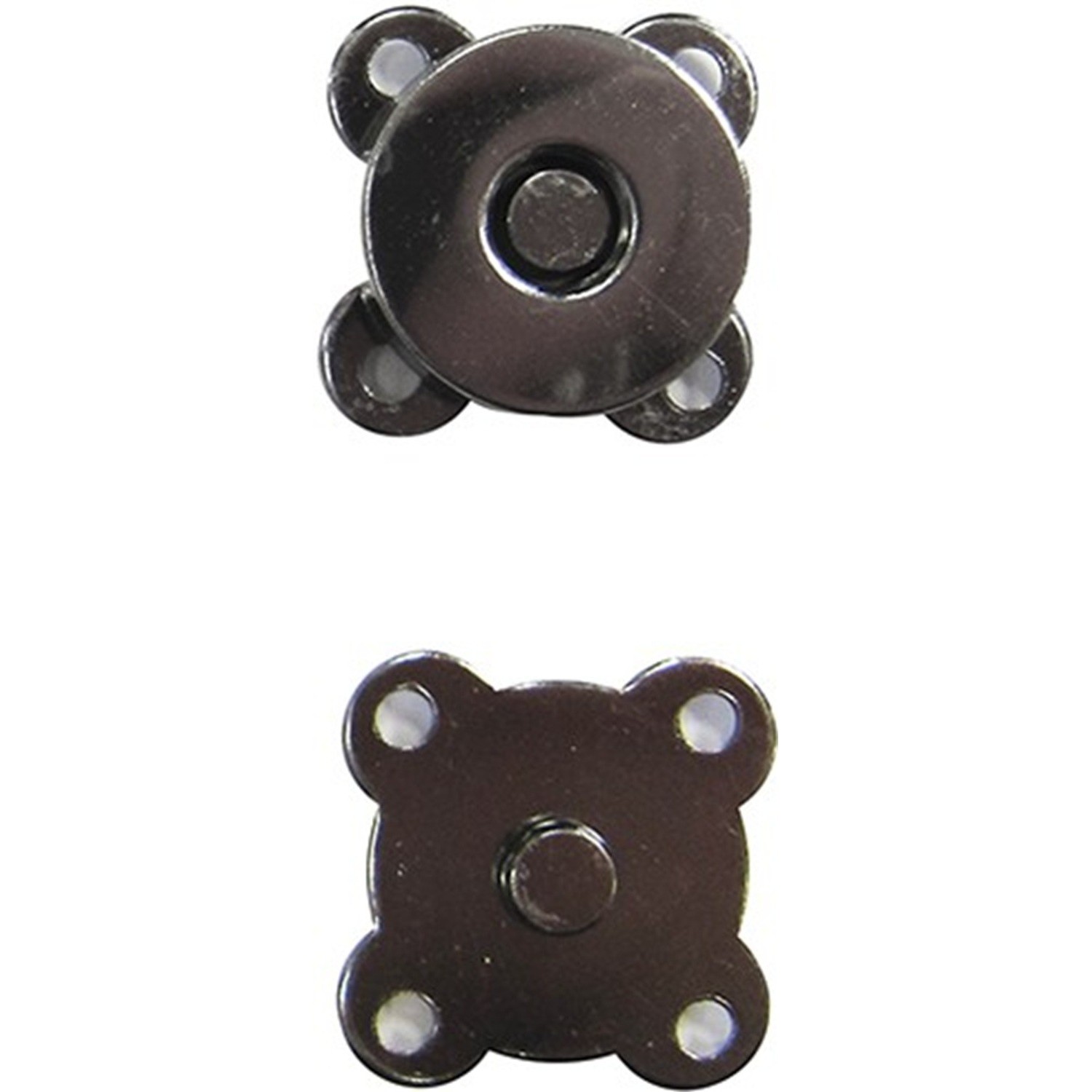 Chiusura calamita da cucire per rifiniture borse e accessori misura 1,8 cm.