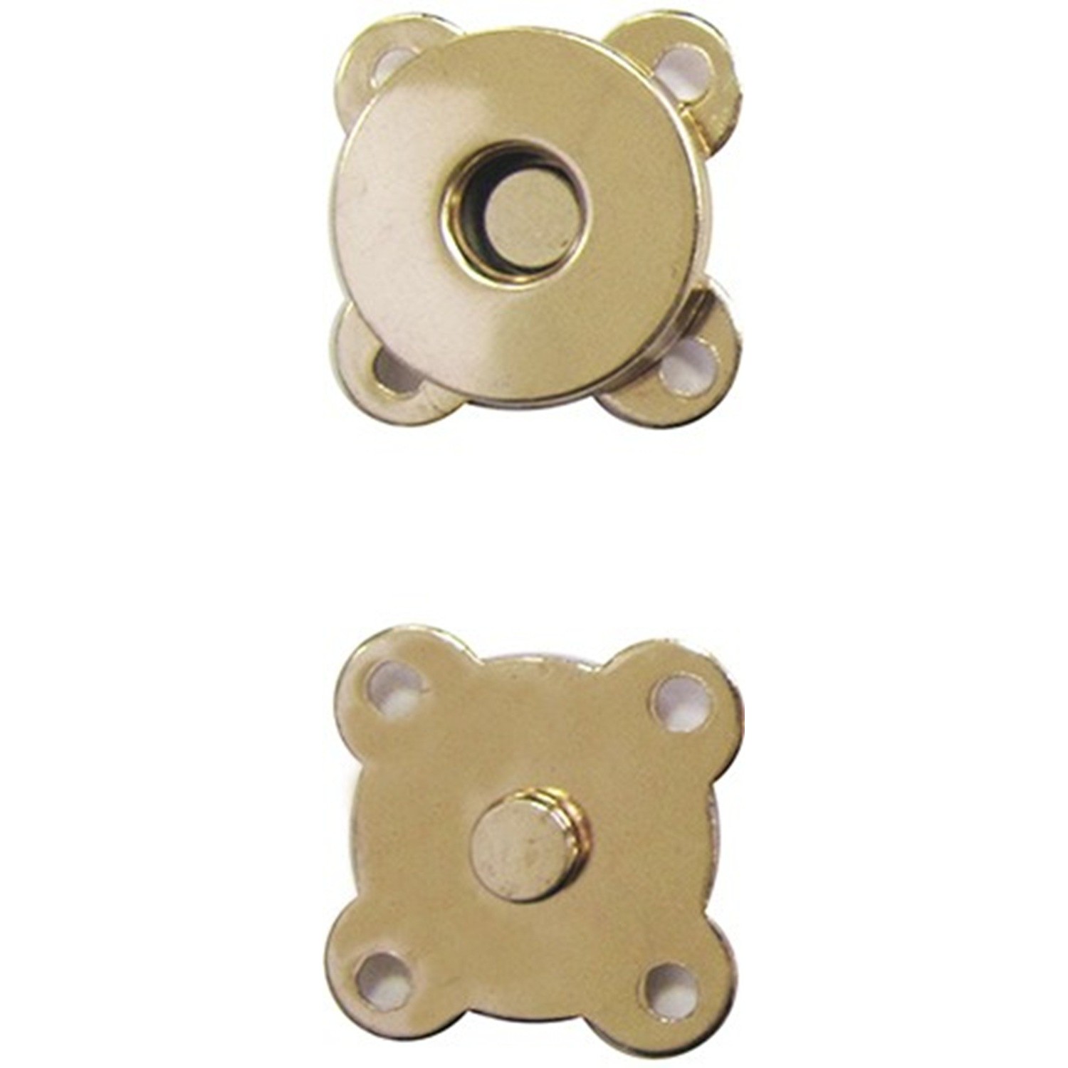 Chiusura calamita da cucire per rifiniture borse e accessori misura 1,8 cm.