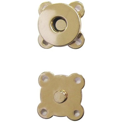 Chiusura calamita da cucire per rifiniture borse e accessori misura 1,8 cm.