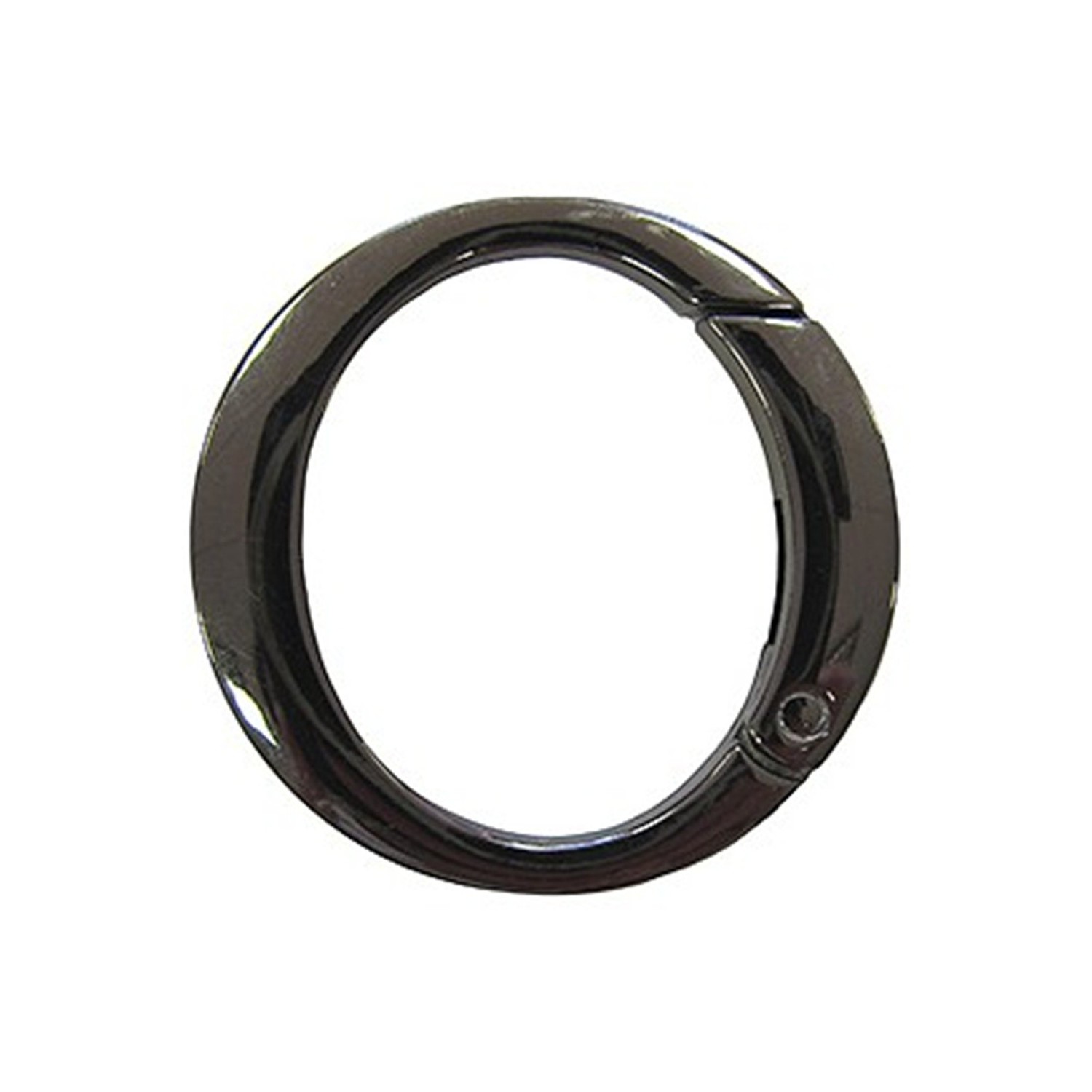 Moschettone moschettoni sagomato a ventaglio per borse cinte pelletteria e varie 40 mm.