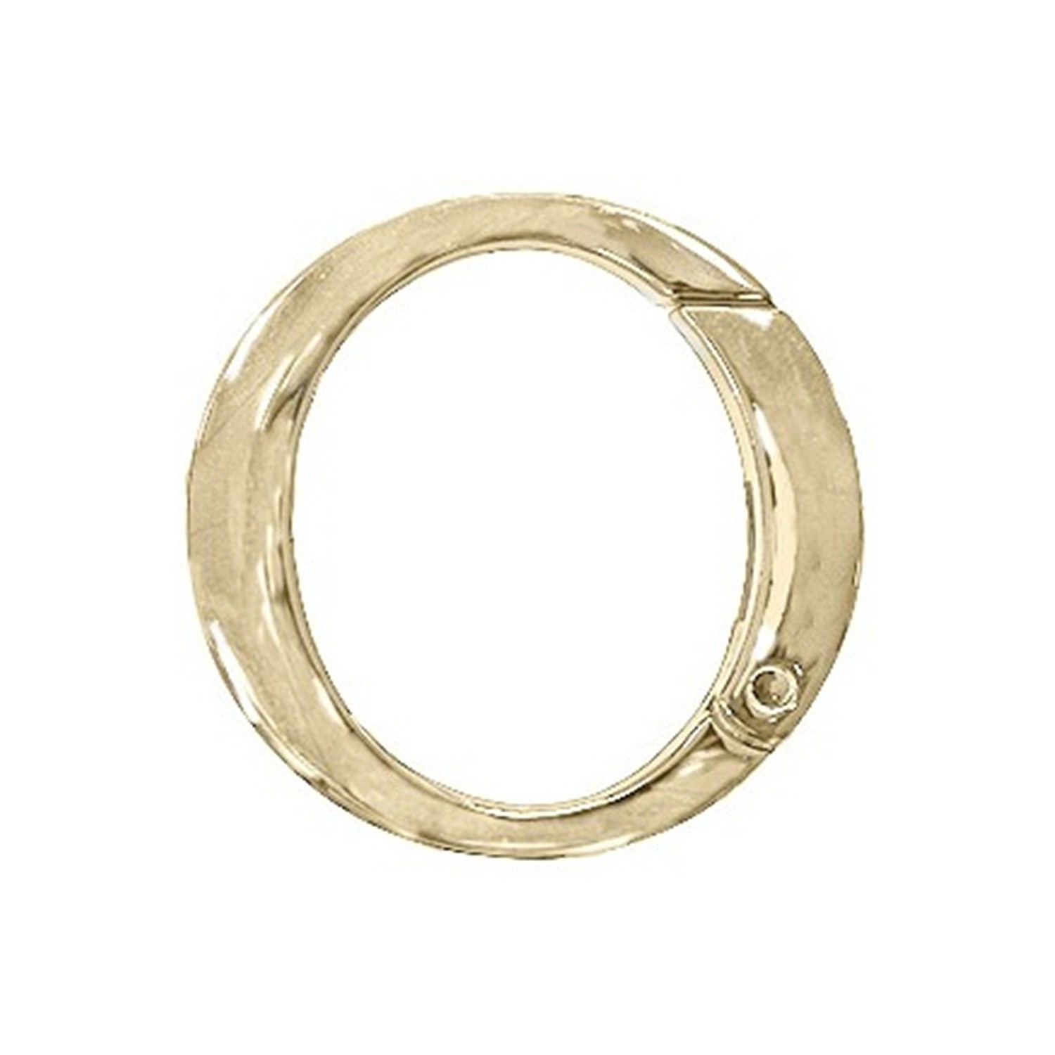 Moschettone moschettoni sagomato a ventaglio per borse cinte pelletteria e varie 40 mm.