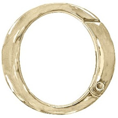 Moschettone moschettoni sagomato a ventaglio per borse cinte pelletteria e varie 40 mm.