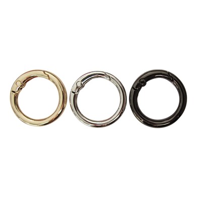 4 MOSCHETTONI A VENTAGLIO PER BORSE CINTE  PELLETTERIA E VARIE 25 mm.