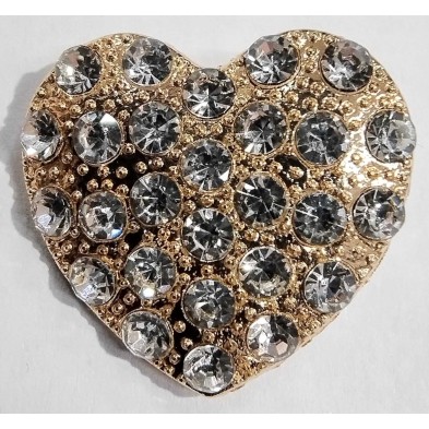 Bottone gioiello varie forme, misure e colori