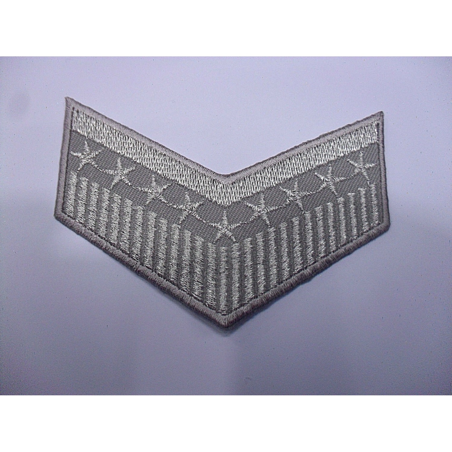 TOPPA PATCH RICAMO SU TESSUTO "GRADI STELLE" TERMO O CUCIRE DIMENSIONI VARIE