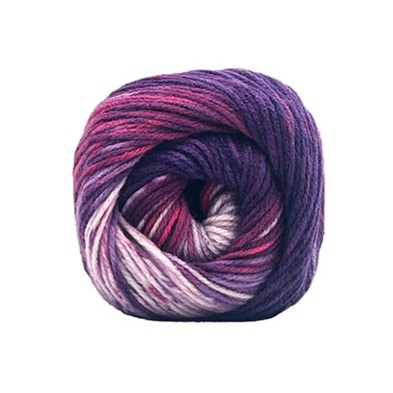 GOMITOLO 100 gr. 380 mt. LANA CAREZZA BATIK FERRI O UNCINETTO 2,5/3 TRE SFERE