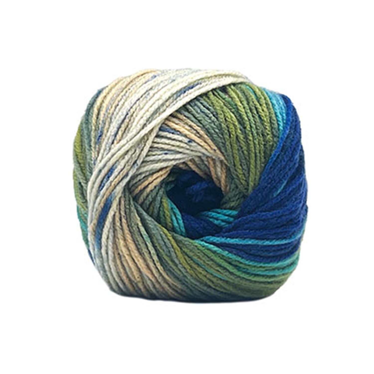 GOMITOLO 100 gr. 380 mt. LANA CAREZZA BATIK FERRI O UNCINETTO 2,5/3 TRE SFERE