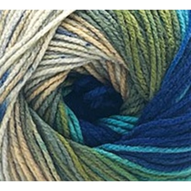 GOMITOLO 100 gr. 380 mt. LANA CAREZZA BATIK FERRI O UNCINETTO 2,5/3 TRE SFERE