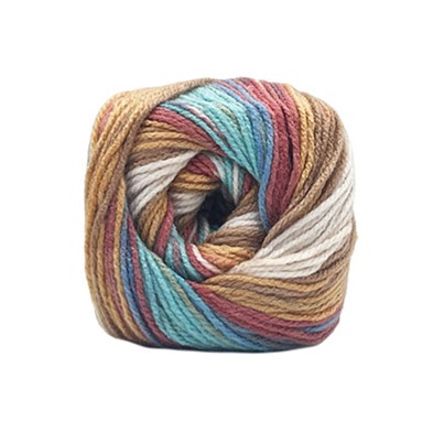 GOMITOLO 100 gr. 380 mt. LANA CAREZZA BATIK FERRI O UNCINETTO 2,5/3 TRE SFERE