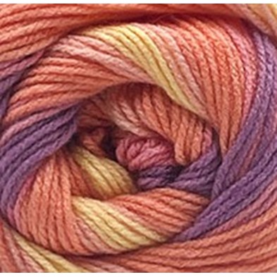 GOMITOLO 100 gr. 380 mt. LANA CAREZZA BATIK FERRI O UNCINETTO 2,5/3 TRE SFERE