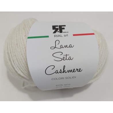 Gomitolo Lana Merino 60% Seta 20% e Cashmere 20% da 25 grammi filato pregiato Made in Italy