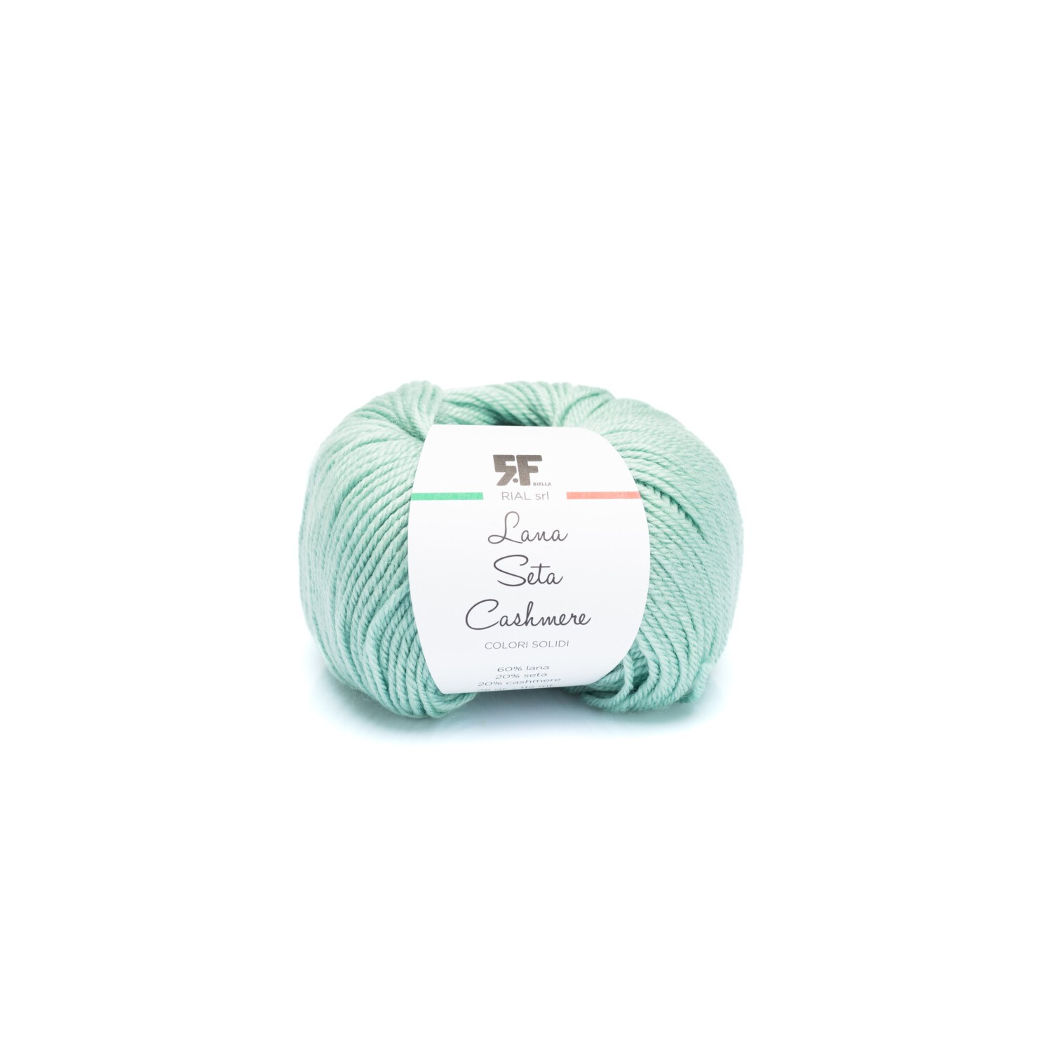 Gomitolo Lana Merino 60% Seta 20% e Cashmere 20% da 25 grammi filato pregiato Made in Italy