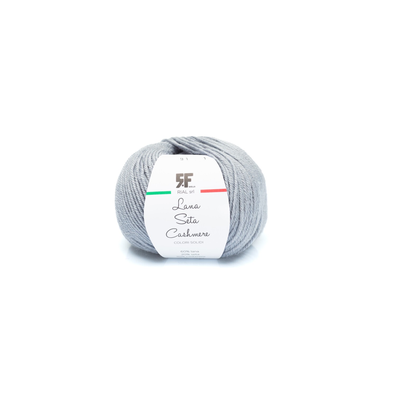 Gomitolo Lana Merino 60% Seta 20% e Cashmere 20% da 25 grammi filato pregiato Made in Italy