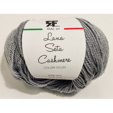 Gomitolo Lana Merino 60% Seta 20% e Cashmere 20% da 25 grammi filato pregiato Made in Italy