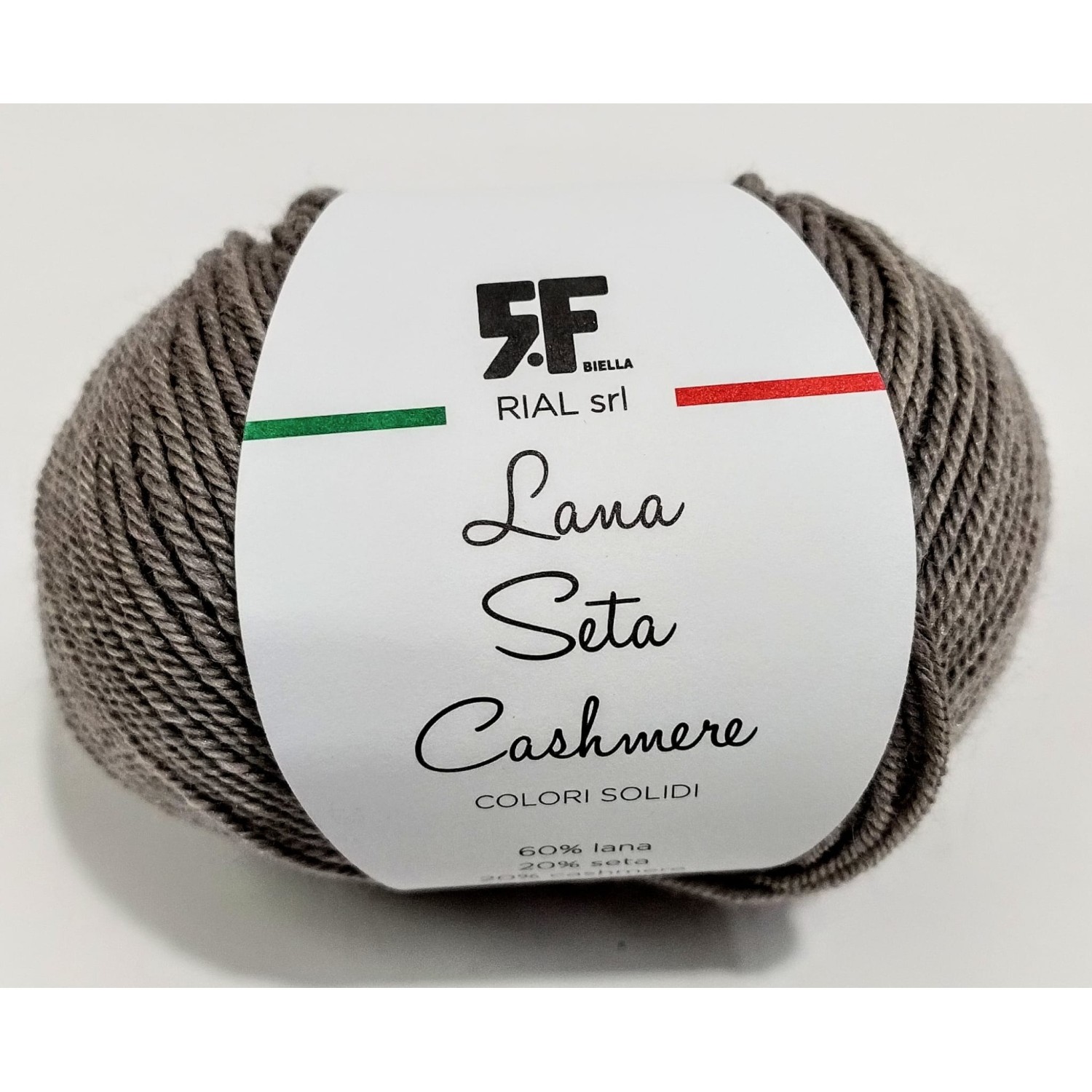 Gomitolo Lana Merino 60% Seta 20% e Cashmere 20% da 25 grammi filato pregiato Made in Italy